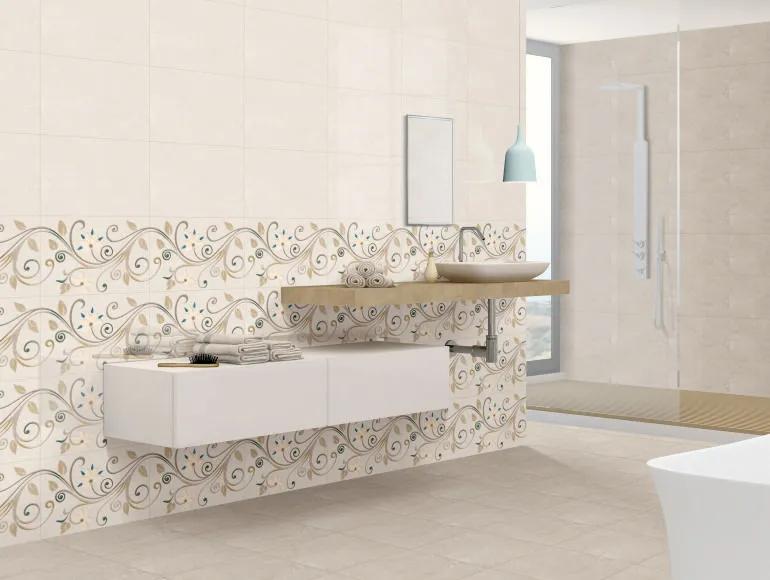 Glossy Finish  SBG Beige DK Desert Ceramic tile 300x450 mm