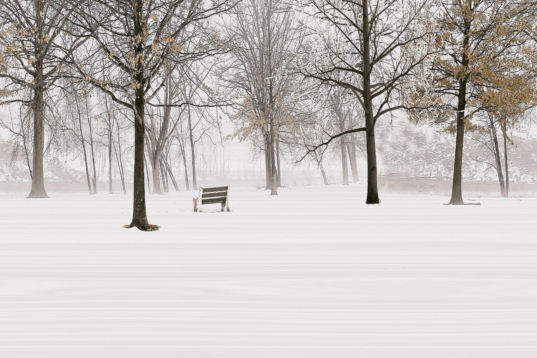 Glossy Finish  SHG Winter Bench Snow Bottom HL Ceramic tile 300x450 mm