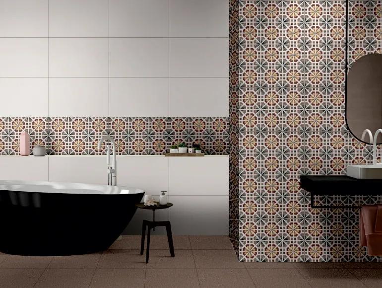 Matte Finish SFM Maksi Dot Brown DK Ceramic tile 300x300 mm