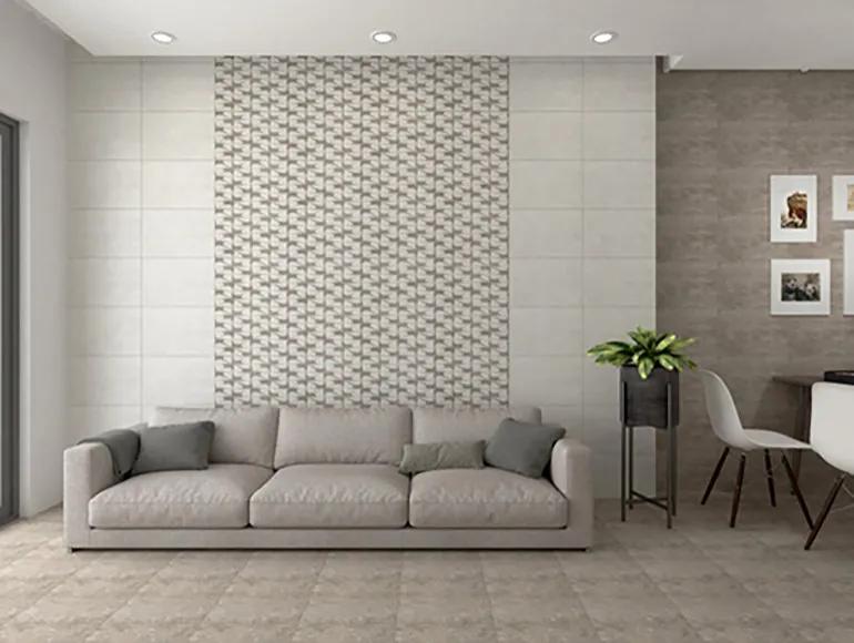 Matte Finish SBM Rustic Fog Grey DK   Ceramic tile 300x450 mm