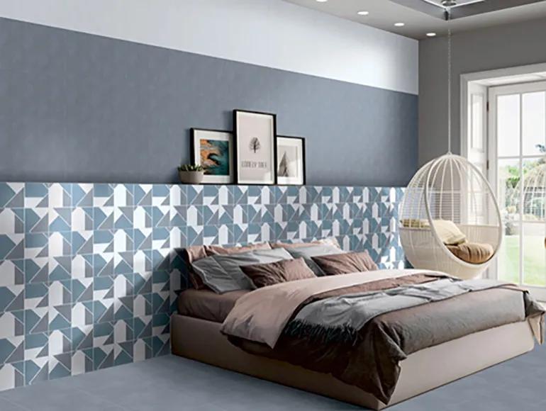 Matte Finish SBM Stucco Charcoal DK Ceramic tile 300x450 mm