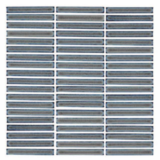 Glossy Finish Silver Gloss 3D Stacked Bone Ceramic tile 285x300 mm