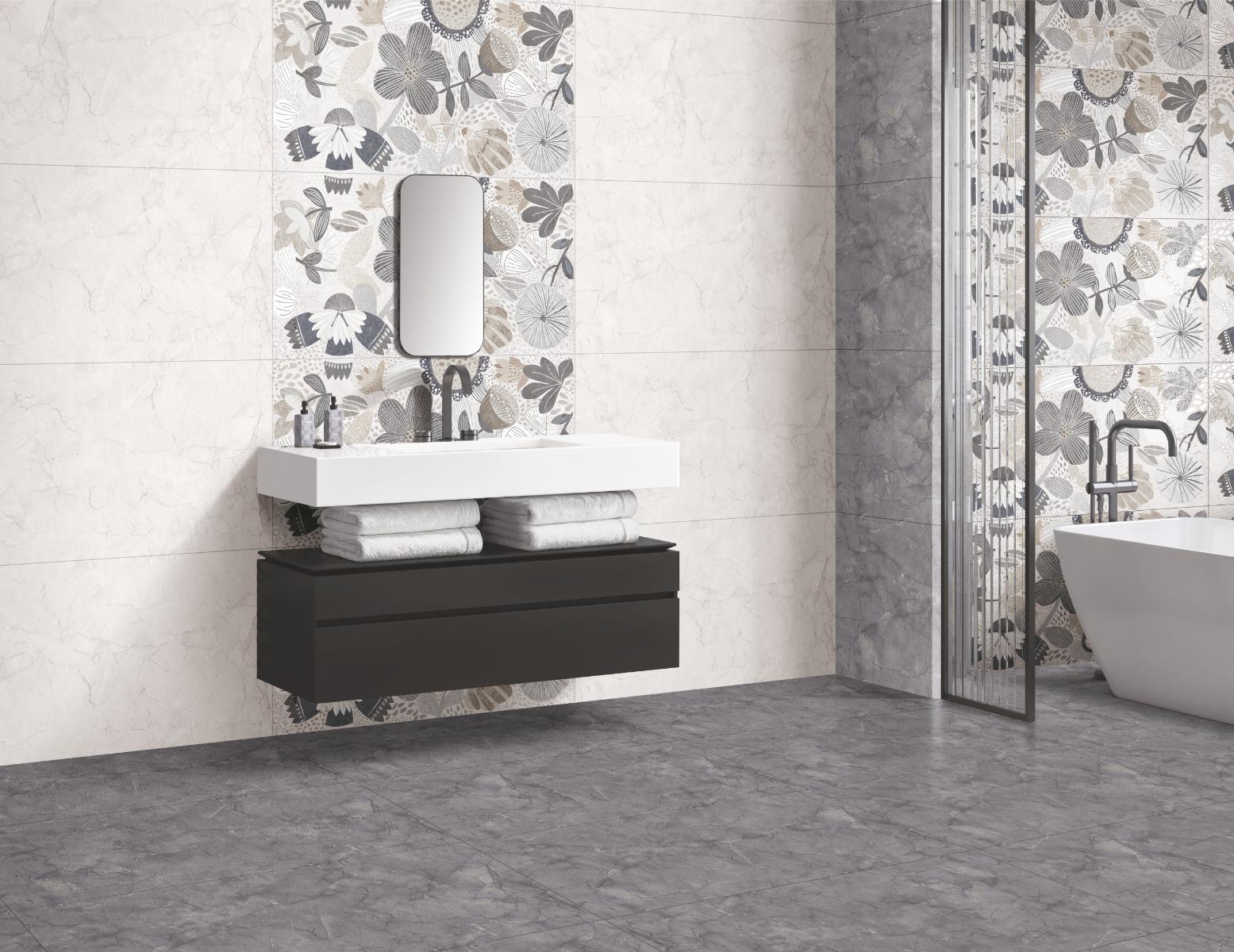 Carving Matte Silver Williams Endless Carving Porcelain tile 600x1200 mm
