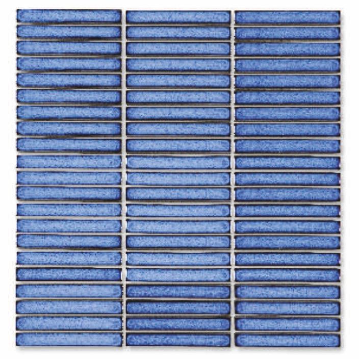 Glossy Finish Sky Gloss 3D Stacked Bone Ceramic tile 285x300 mm