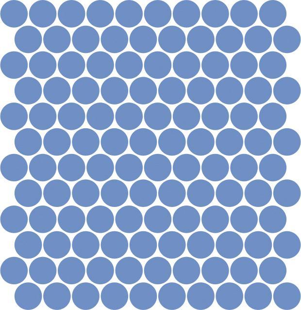 Glossy Finish Sky Gloss Coin Ceramic tile 320x330 mm