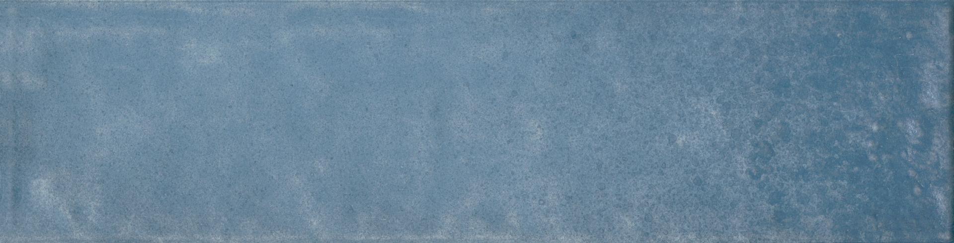 Matte Finish Sky Blue Lustre Smoky Subway Ceramic tile 65x260 mm