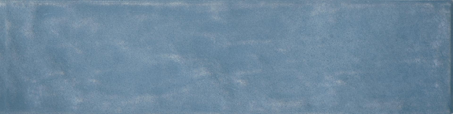 Matte Finish Sky Blue Lustre Smoky Subway Ceramic tile 65x260 mm