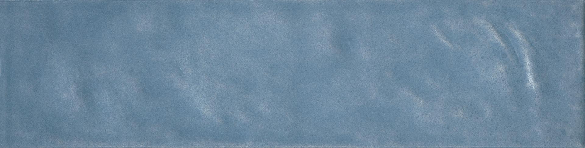 Matte Finish Sky Blue Lustre Smoky Subway Ceramic tile 65x260 mm