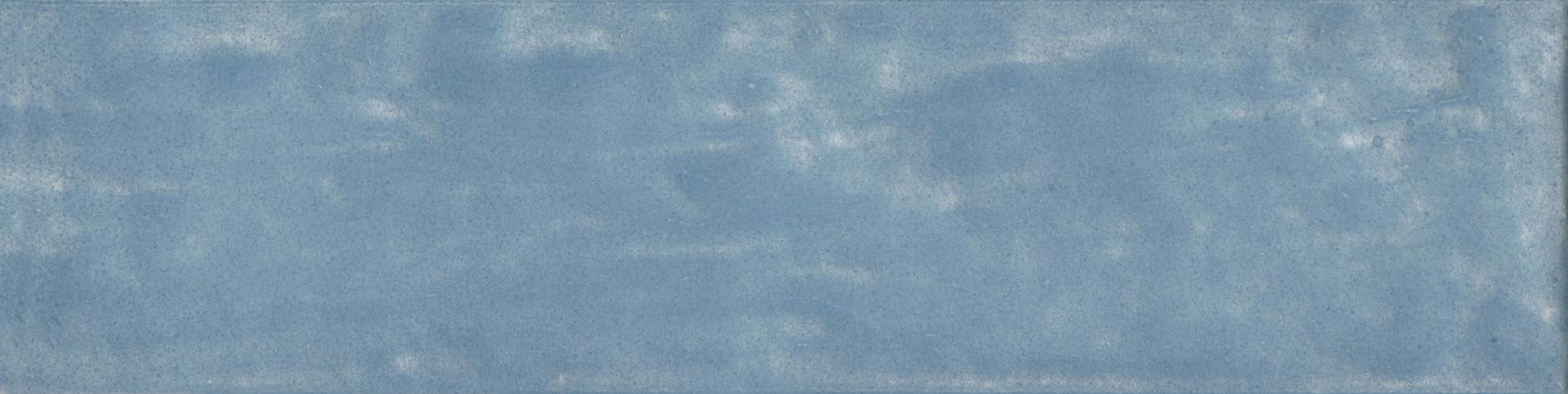 Matte Finish Sky Blue Lustre Smoky Subway Ceramic tile 65x260 mm