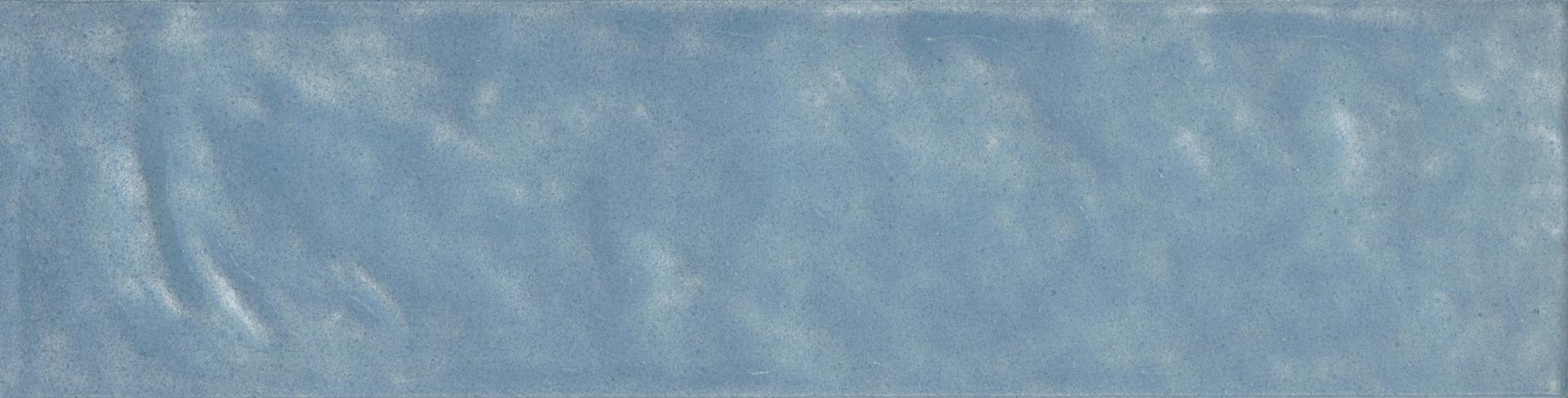 Matte Finish Sky Blue Lustre Smoky Subway Ceramic tile 65x260 mm