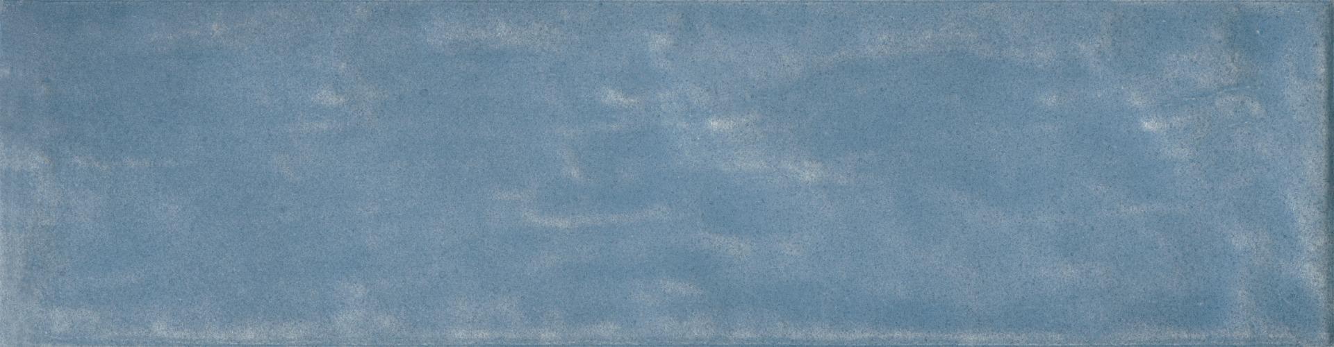 Matte Finish Sky Blue Lustre Smoky Subway Ceramic tile 65x260 mm