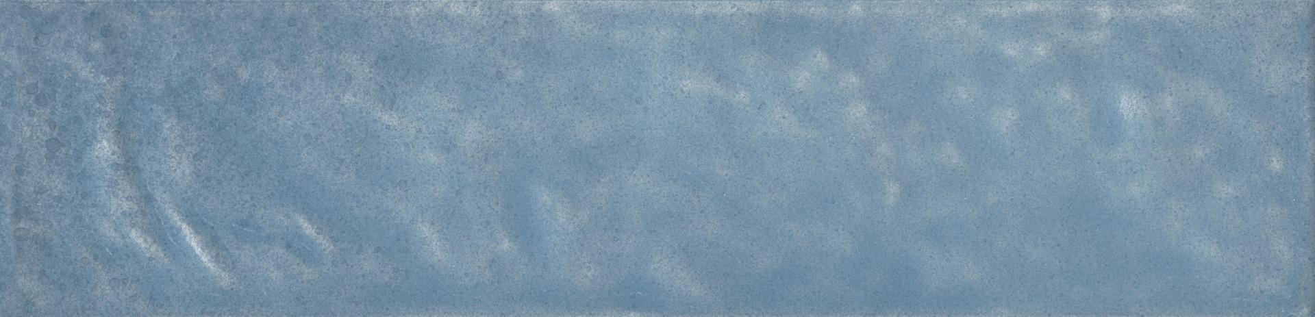 Matte Finish Sky Blue Lustre Smoky Subway Ceramic tile 65x260 mm