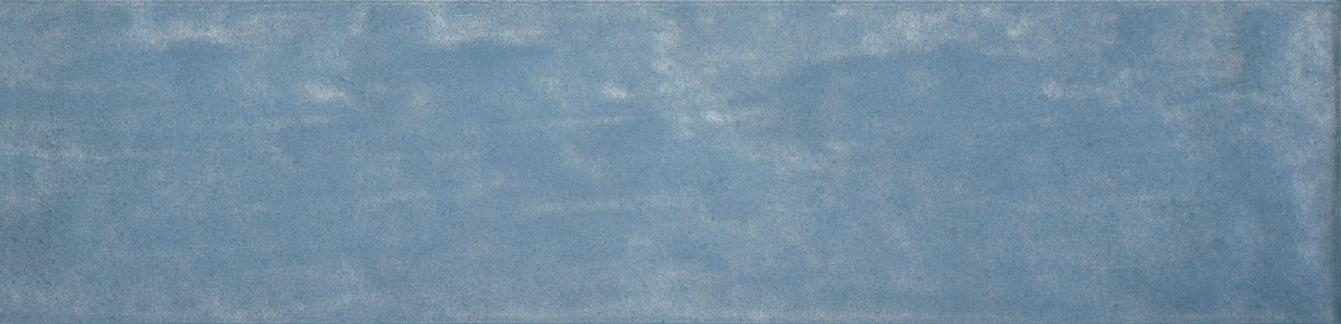 Matte Finish Sky Blue Lustre Smoky Subway Ceramic tile 65x260 mm