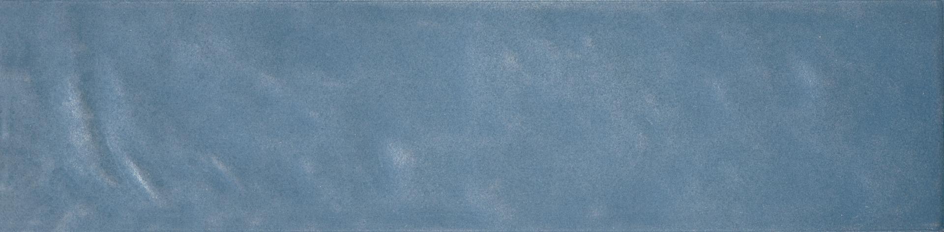 Matte Finish Sky Blue Lustre Smoky Subway Ceramic tile 65x260 mm