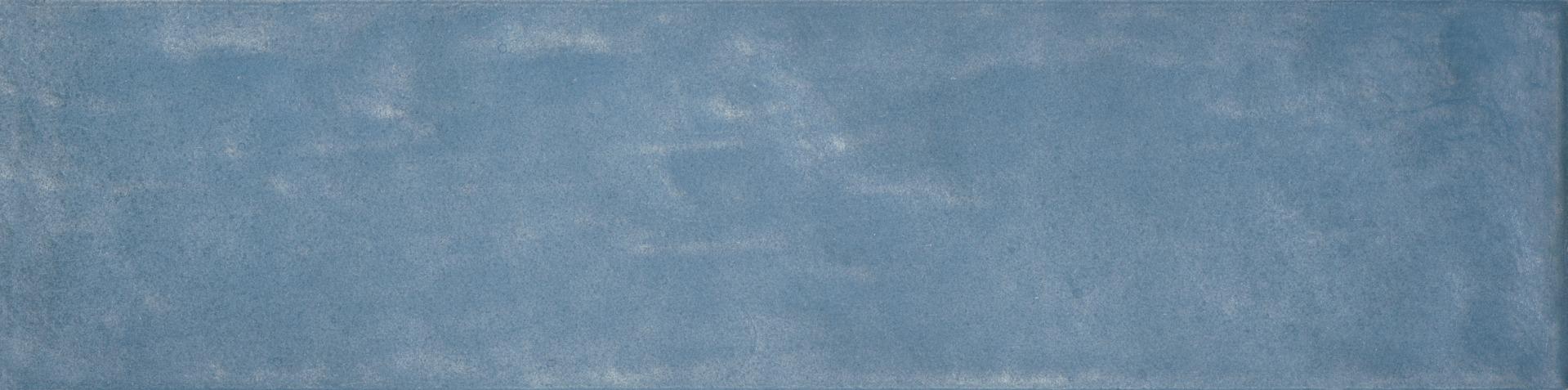 Matte Finish Sky Blue Lustre Smoky Subway Ceramic tile 65x260 mm