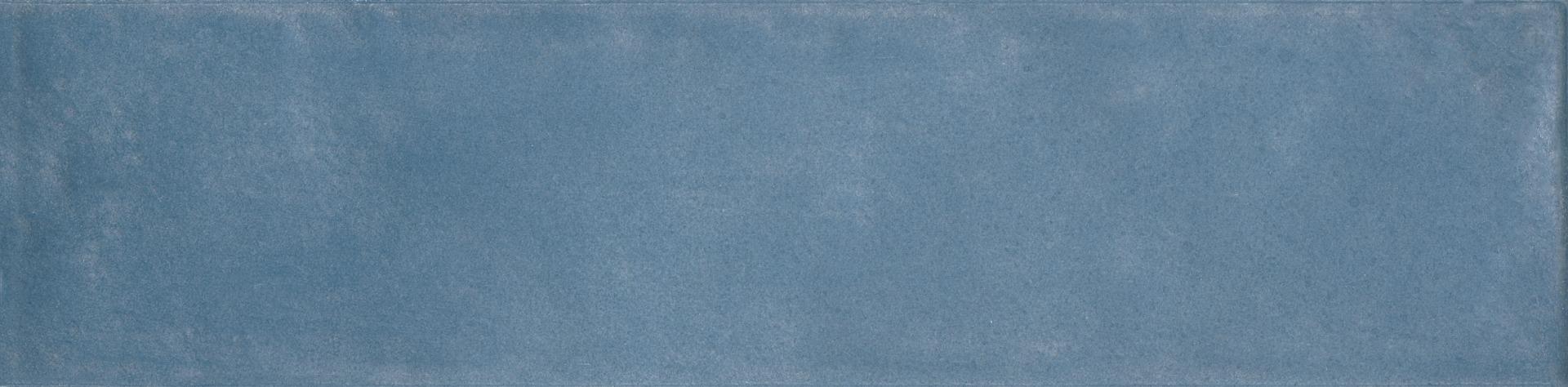 Matte Finish Sky Blue Lustre Smoky Subway Ceramic tile 65x260 mm