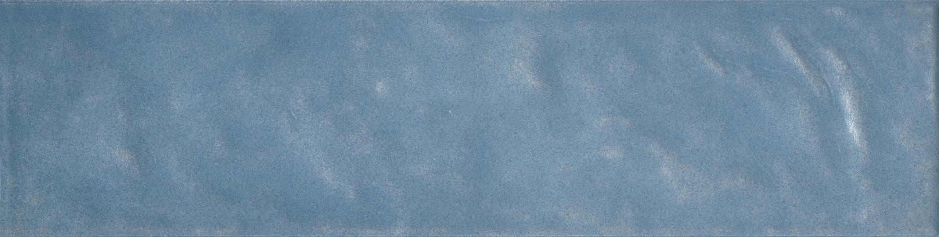 Matte Finish Sky Blue Lustre Smoky Subway Ceramic tile 65x260 mm