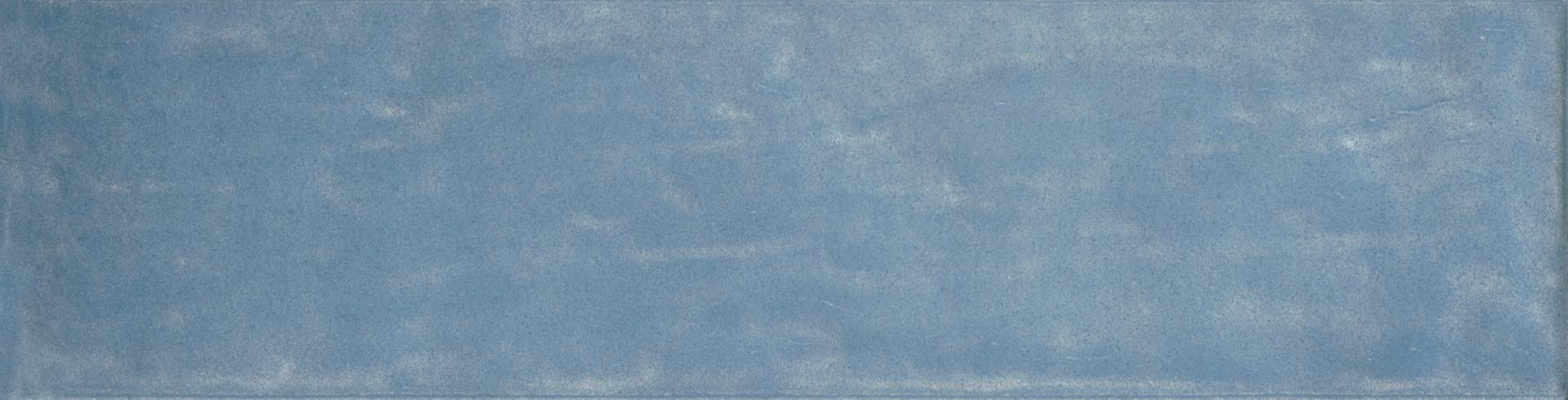 Matte Finish Sky Blue Lustre Smoky Subway Ceramic tile 65x260 mm
