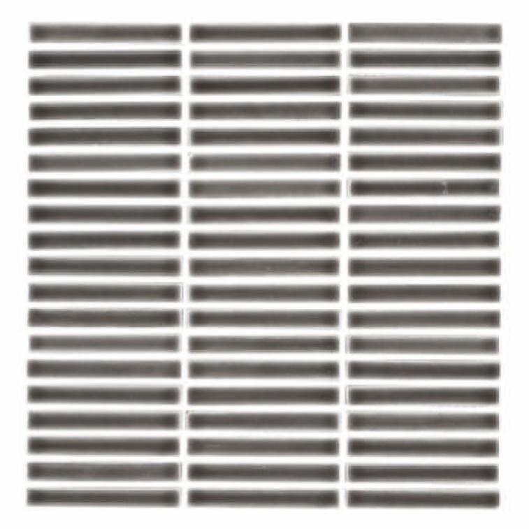 Glossy Finish Smoky Gloss 3D Stacked Bone Ceramic tile 285x300 mm