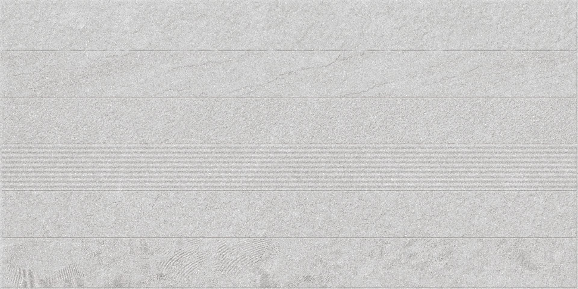 Matte Finish Striato Steel Rustic Strip Punch Glazed Vitrified Tiles Floor Tiles