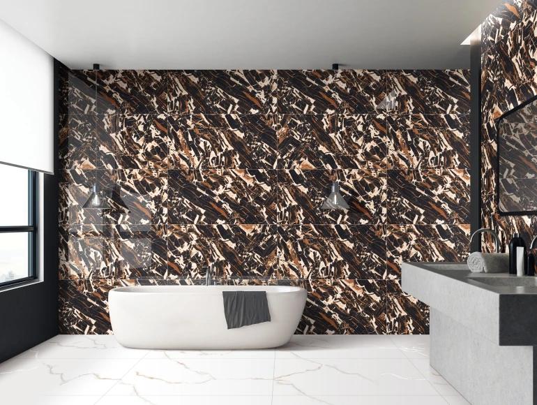 Super Gloss Black Tiger Marble