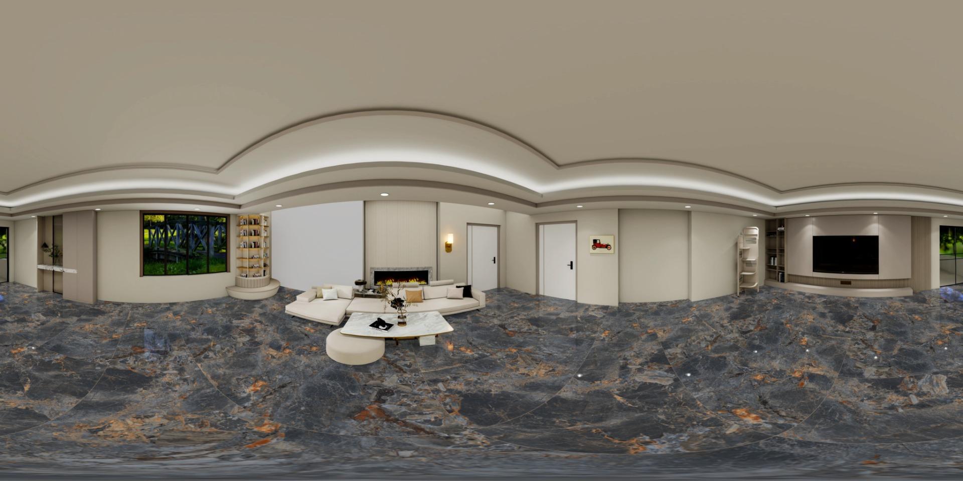 Super Glossy Finish Super Gloss Breccia Paradiso Blue Glazed Vitrified Tiles 600x1200 mm