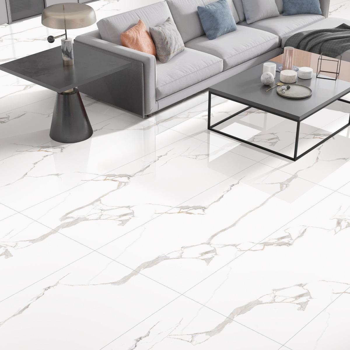 Super Gloss Endless Calacatta Marble