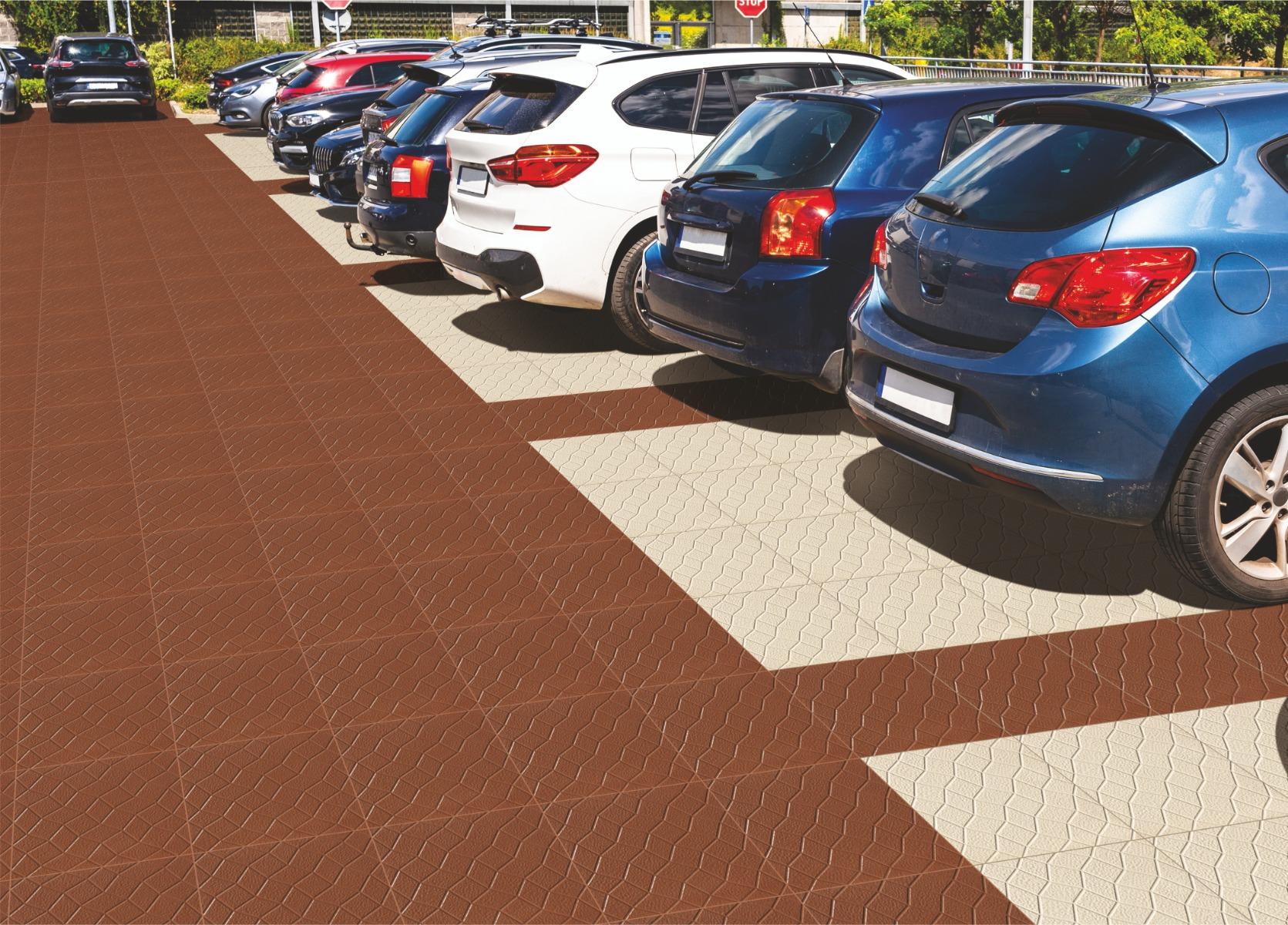 Matte Finish Terracotta Hulk Vitripark Vitrified tile 300x300 mm