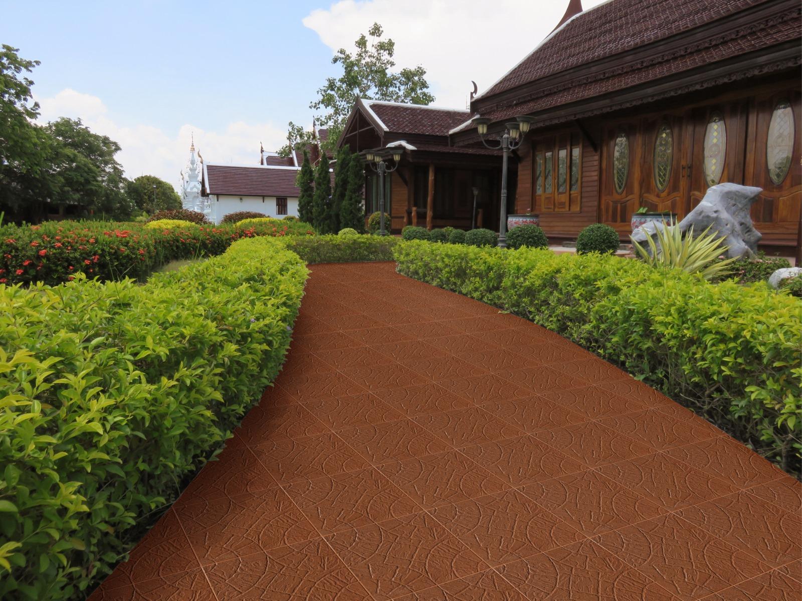Matte Finish Terracotta Rock Vitripark Vitrified tile 300x300 mm