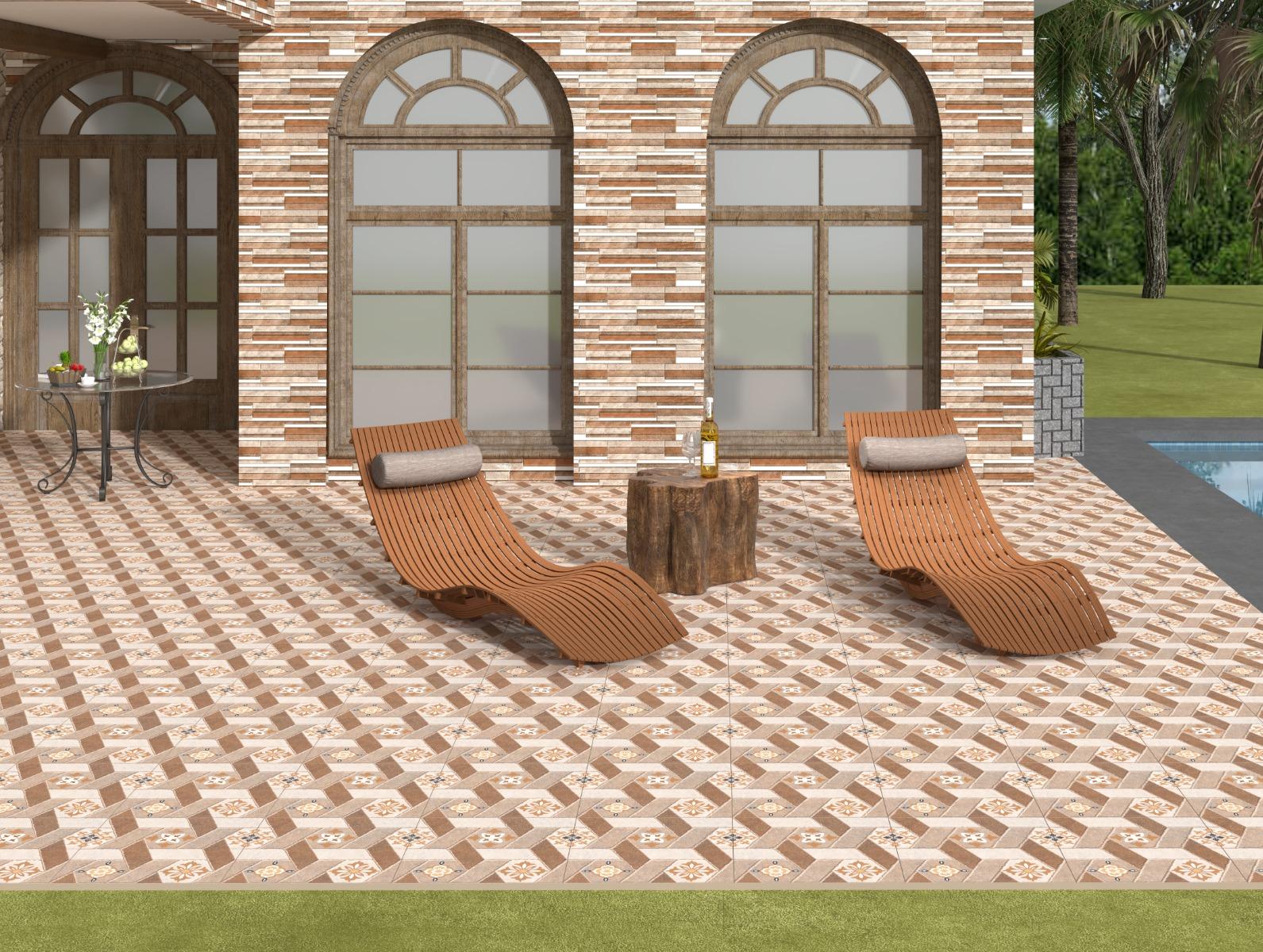 TL Multi Beige Hexa Brick Moroccan