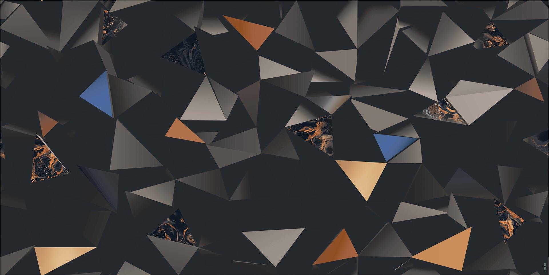 Super Glossy Finish Triomix Noir Endless Super Gloss Glazed Vitrified Tiles 600x1200 mm