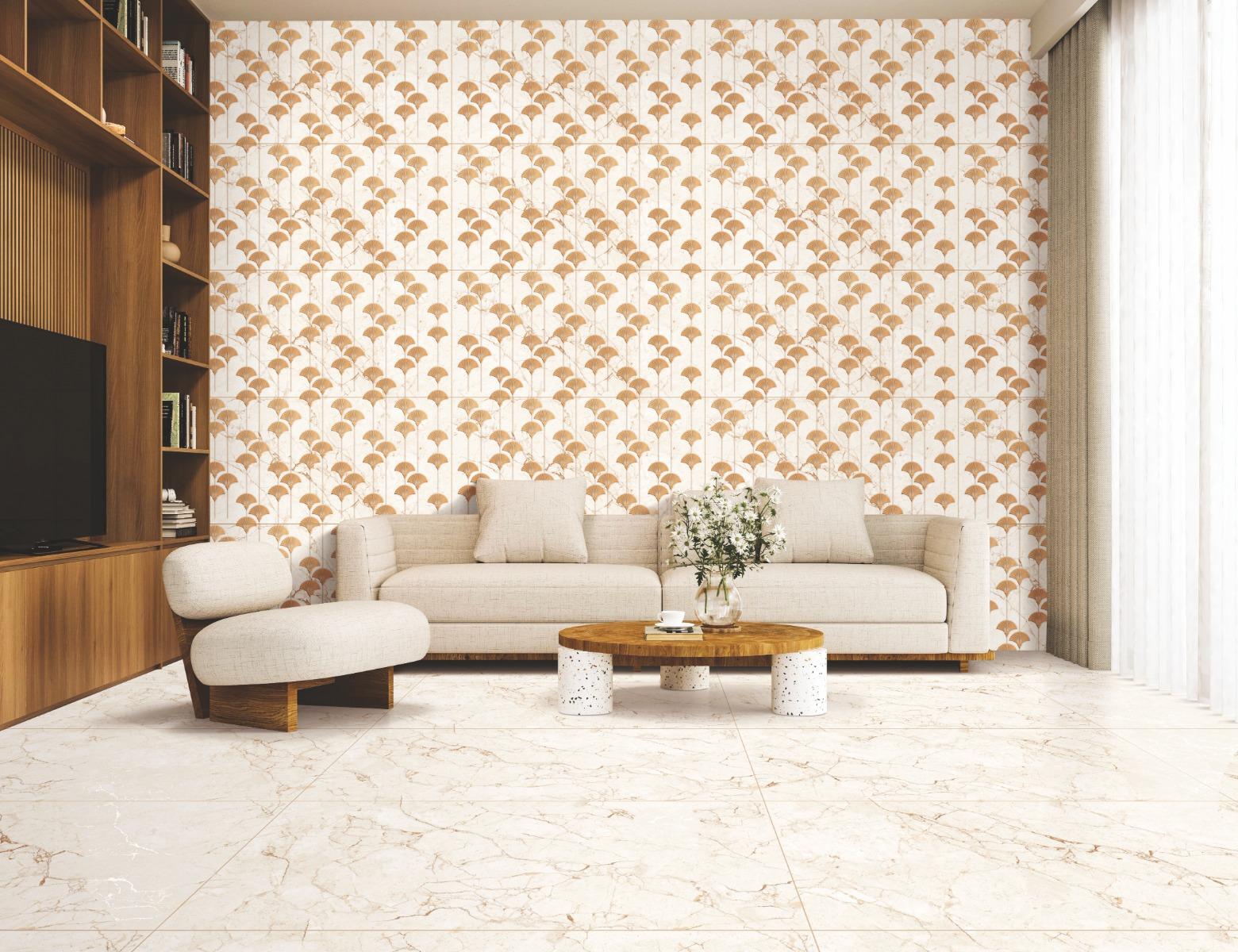 Carving Matte Ornate vine Tuscan Wallpaper Highlighter tile 600x1200 mm