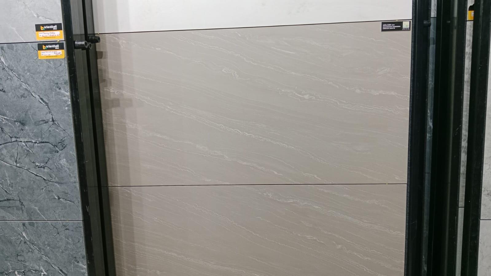 Matte Finish Mushroom Pannonia Endless Matte Digital Tiles Floor Tiles