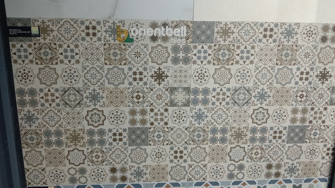 Matte Finish GFT BDF Moroccan Art Multi FT Ceramic tile 600x600 mm