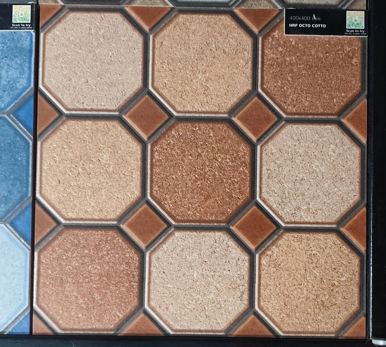 Matte Finish HRP Octo Cotto Pavers tile 400x400 mm