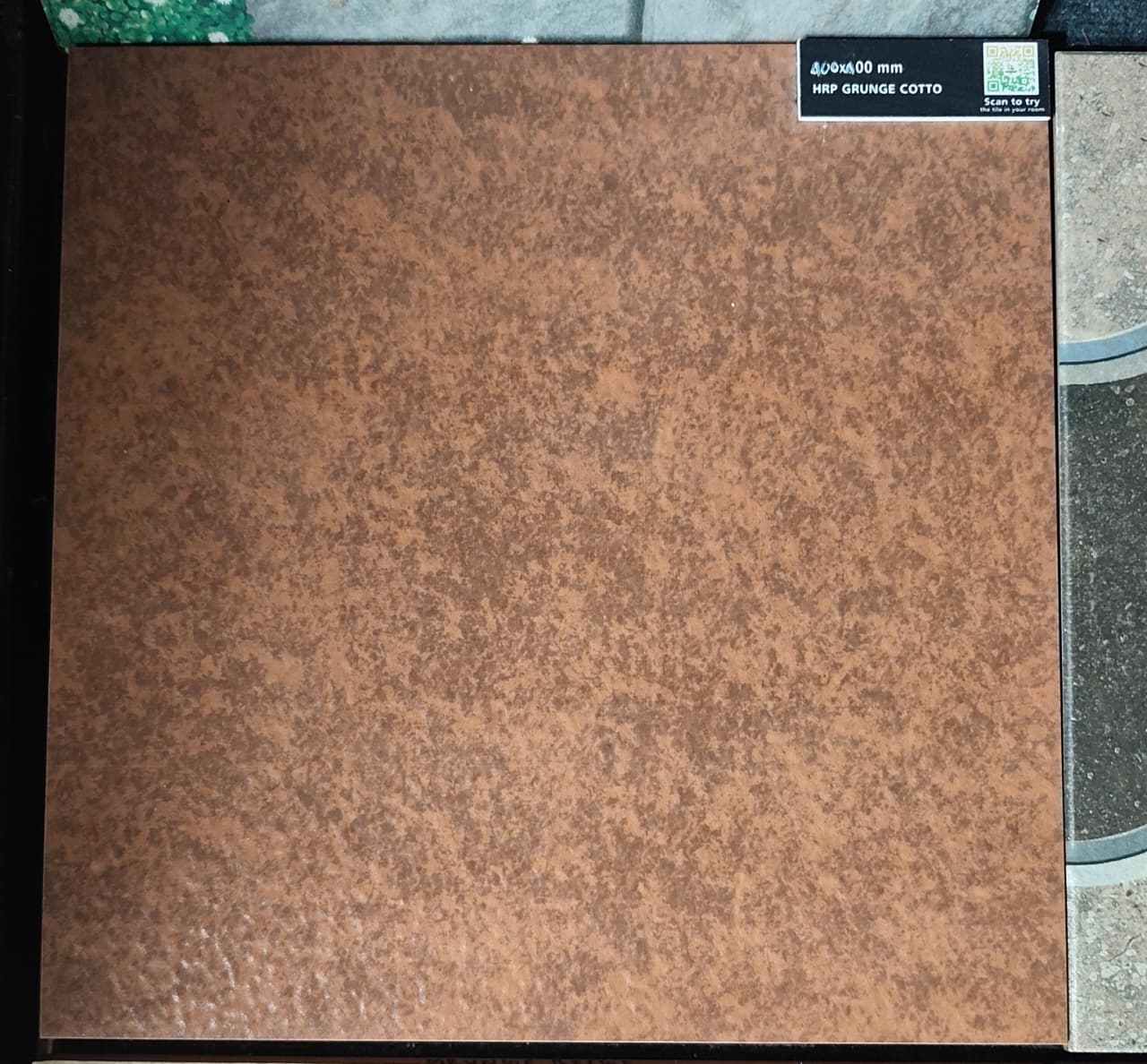 Matte Finish HRP Grunge Cotto  Pavers tile 400x400 mm