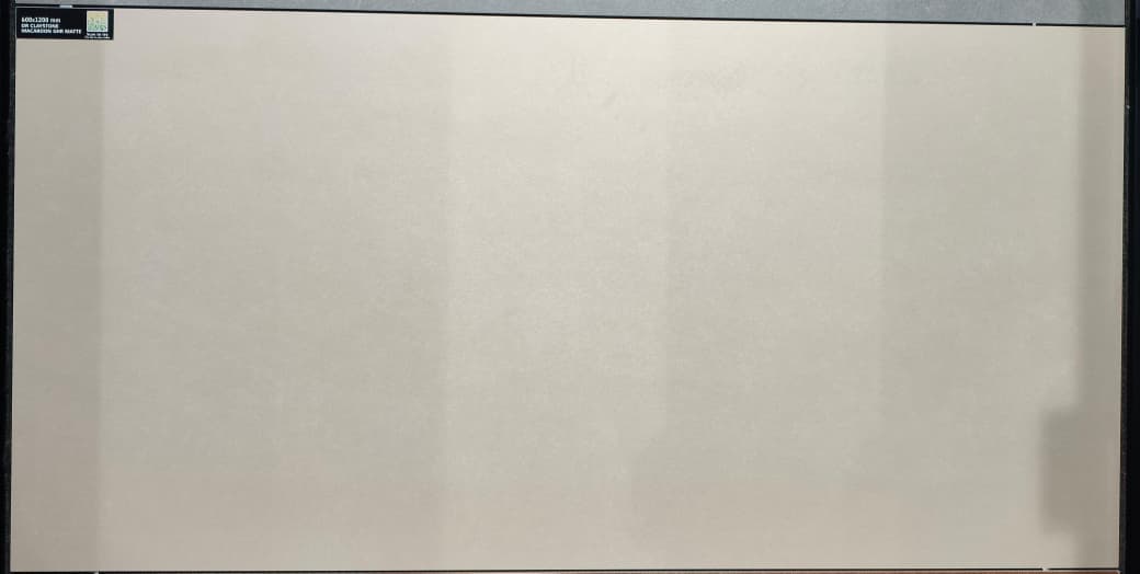 Matte Finish DR Claystone Macaroon GHR Matte false tile 600x1200 mm