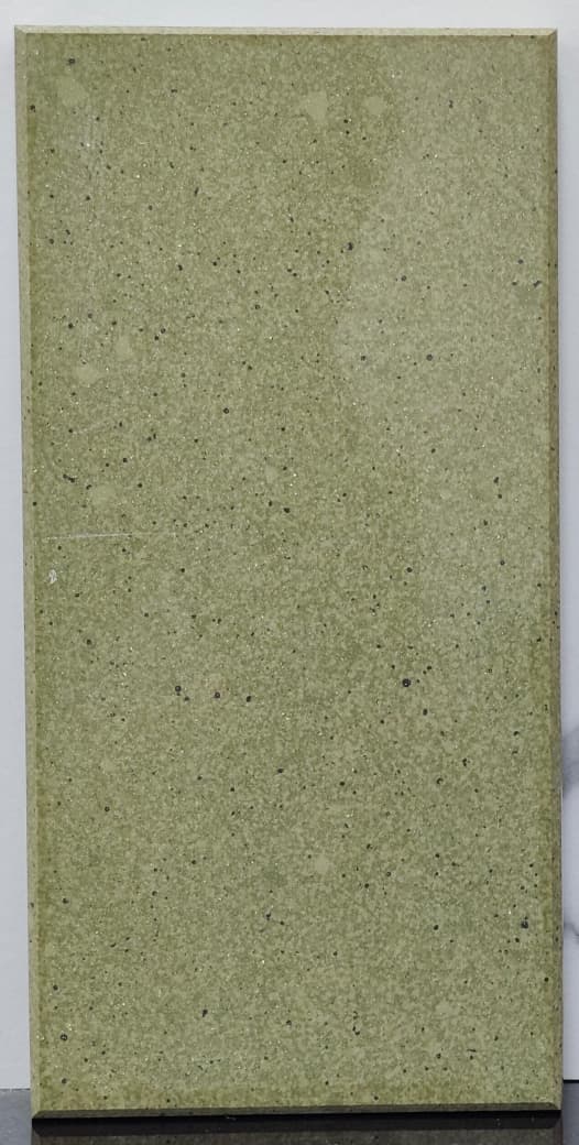 Glossy Finish Granalt Green Flakes Gloss SNP Full Body Vitrified Tiles 800x2400 mm
