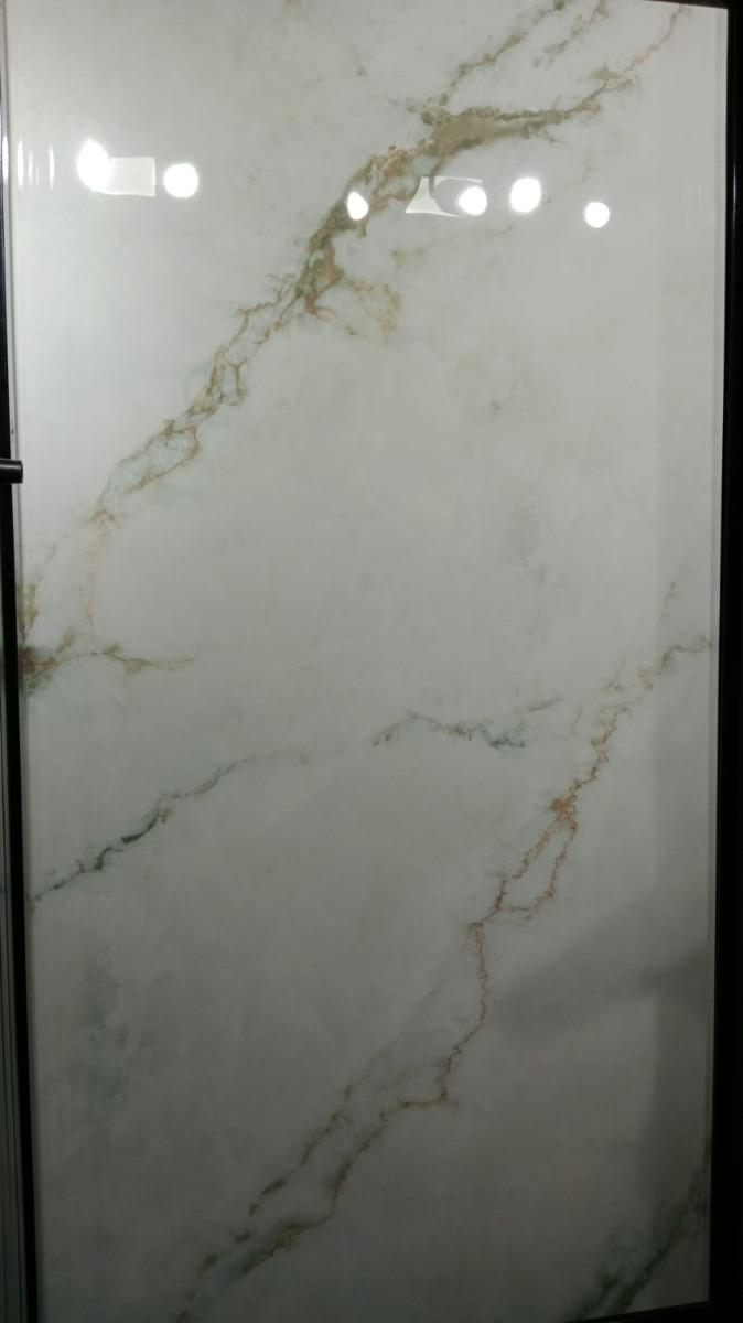 Glossy Finish PGVT Crystal Marble Multi Vein Glazed Vitrified Tiles 1200x1800 mm