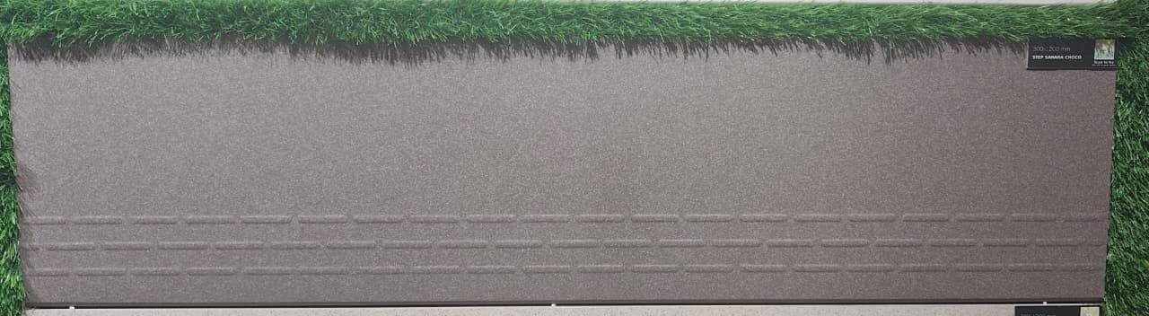 Matte Finish Step Sahara Choco Full Body Vitrified Tiles 300x1200 mm