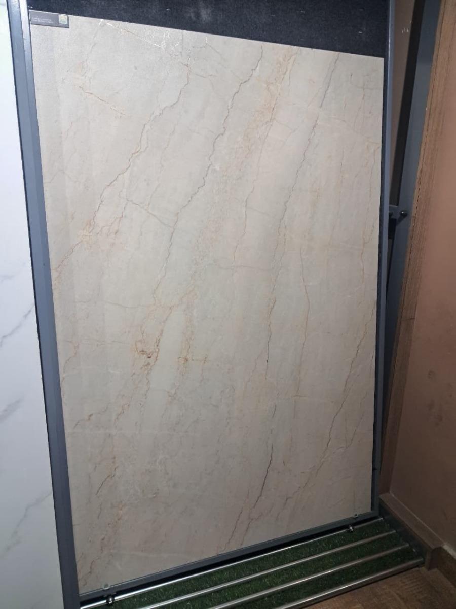 Matte Finish Carving Modern Travertine Marble Glazed Vitrified Tiles 1200x1800 mm