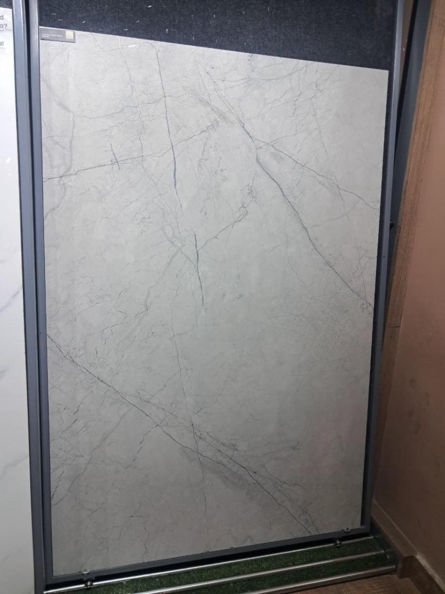 Matte Finish Carving Silver River Marble Glazed Vitrified Tiles 1200x1800 mm