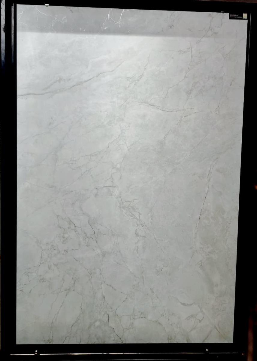 Matte Finish Silken Malena Ice Grey Glazed Vitrified Tiles 1200x1800 mm