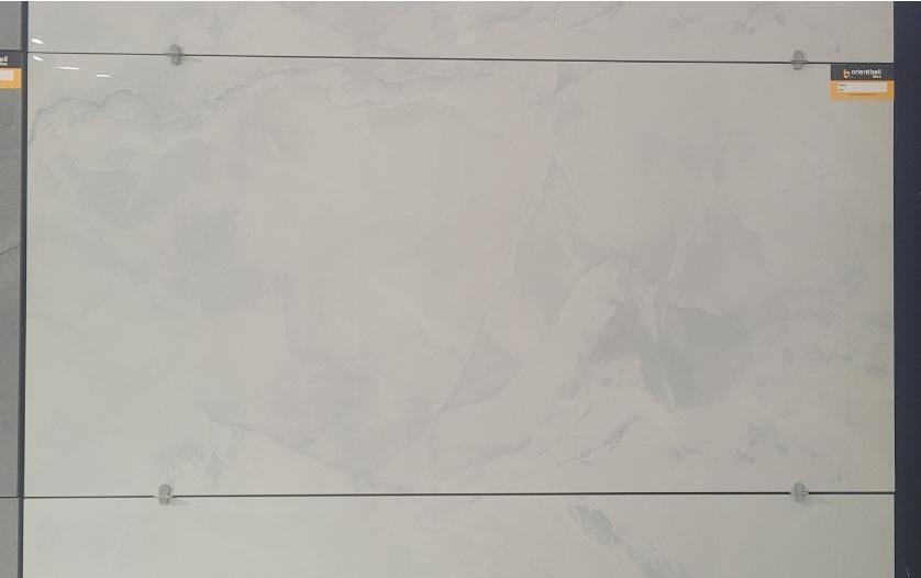 Glossy Finish DR PGVT Onyx Super White Glazed Vitrified Tiles 600x1200 mm