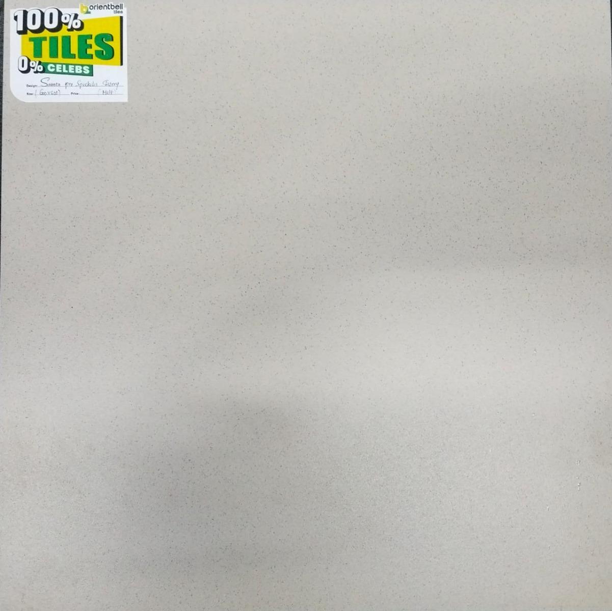 Glossy Finish Sahara Pro Ivory Speckles Glossy Full Body Vitrified Tiles 600x600 mm
