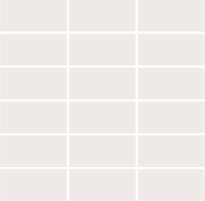 Glossy Finish White Gloss 3by6 Brick Ceramic tile 285x290 mm