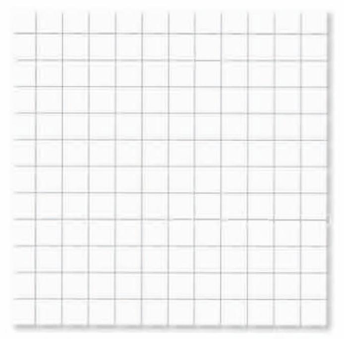 Glossy Finish White Gloss Mosaic Ceramic tile 300x300 mm