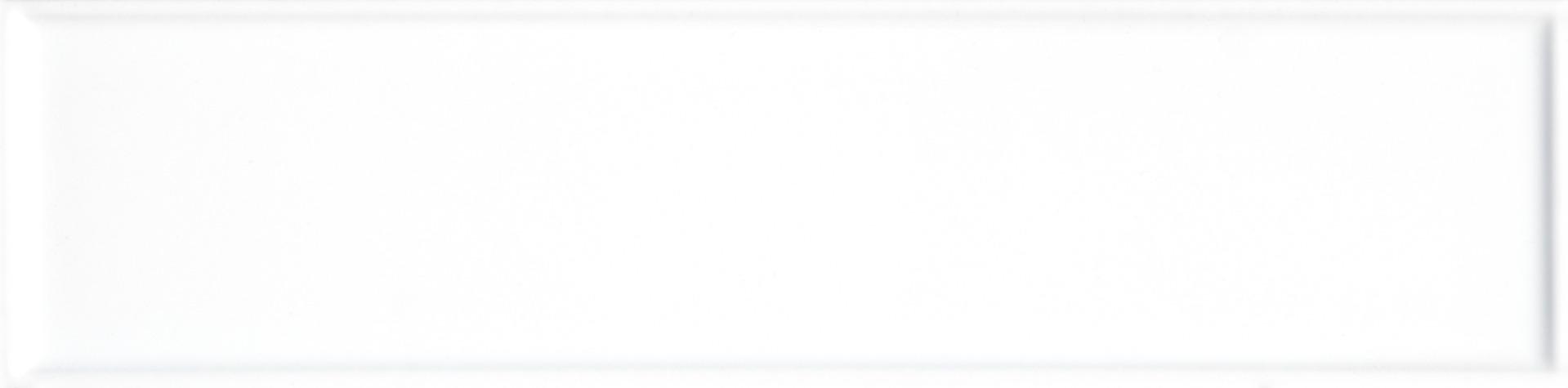 Glossy Finish White Gloss Sandy Subway Ceramic tile 65x260 mm