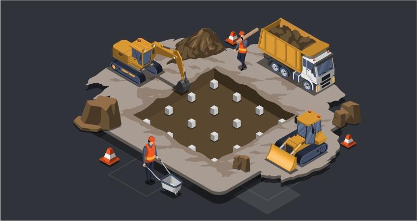 Levelling And Preparing The Ground